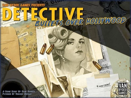 Vanrydergames Detective: Bullets Over Hollywood - Bordspel - EN 1 Vanrydergames Detective: Bullets Over Hollywood - Bordspel - EN