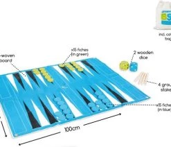 BS Toys BS Backgammon Groot - Hout -Vloerspellen Verkoop 550x418