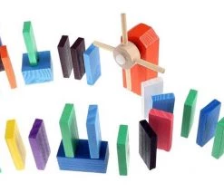 Kruzzel Extra Grote Domino Set Van Hout - 1131 Delig Met 1080 Domino Stenen & 45 Elementen - Vloerspel - Voor Kinderen En Volwassenen - Verjaardag Cadeau Jongens En Meisjes -Vloerspellen Verkoop 550x421 10