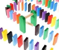 Kruzzel Extra Grote Domino Set Van Hout - 1131 Delig Met 1080 Domino Stenen & 45 Elementen - Vloerspel - Voor Kinderen En Volwassenen - Verjaardag Cadeau Jongens En Meisjes -Vloerspellen Verkoop 550x421 5