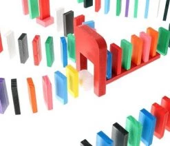 Kruzzel Extra Grote Domino Set Van Hout - 1131 Delig Met 1080 Domino Stenen & 45 Elementen - Vloerspel - Voor Kinderen En Volwassenen - Verjaardag Cadeau Jongens En Meisjes -Vloerspellen Verkoop 550x421 7
