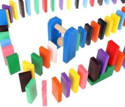 Kruzzel Extra Grote Domino Set Van Hout - 1131 Delig Met 1080 Domino Stenen & 45 Elementen - Vloerspel - Voor Kinderen En Volwassenen - Verjaardag Cadeau Jongens En Meisjes -Vloerspellen Verkoop 550x427