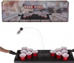 Merkloos Mini Beer Pong - Shots Pong - Gameboard - Drankspel
