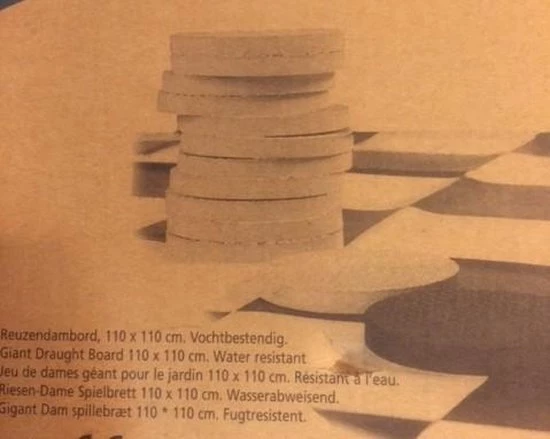 Esschert Design Dam Spel Voor Buiten 1 Esschert Design Dam Spel Voor Buiten