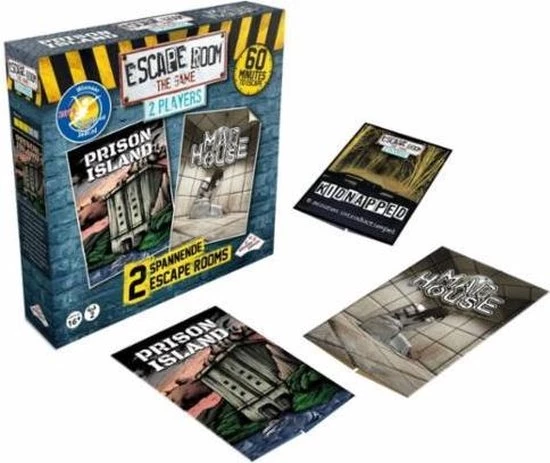 ESCAPE ROOM THE GAME - 2 PLAYER EDITIE - Prison Island/Mad House - IDENTITY GAMES - Winnaar 2019 Speelgoed Van Het Jaar 2 ESCAPE ROOM THE GAME - 2 PLAYER EDITIE - Prison Island/Mad House - IDENTITY GAMES - Winnaar 2019 Speelgoed Van Het Jaar - Afbeelding 2