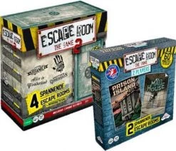 Identity Games Spelvoordeelset Escape Room - Inclusief Basisspel En Uitbreiding - Prison Island & Mad House