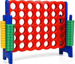 Meubelexpert- Giant Connect 4 Voor Kinderen En Volwassenen Met 42 Ronde Tokens, Ideaal Voor Binnen En Buiten -Vloerspellen Verkoop 550x474 2