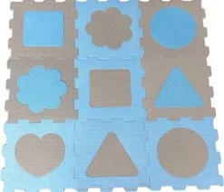 L28 Vloerpuzzel Set Van 9 Sts - Roze