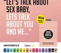 Open Up! Openhartig About Sex -Vloerspellen Verkoop 550x496