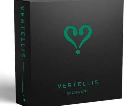 Vertellis Gezinseditie - Gesprekskaarten - Voor Ouders & Kinderen, Kom Als Gezin Dichter Bij Elkaar, Gespreksstarters, Gezinsspellen, Vragenspel Met Kaarten