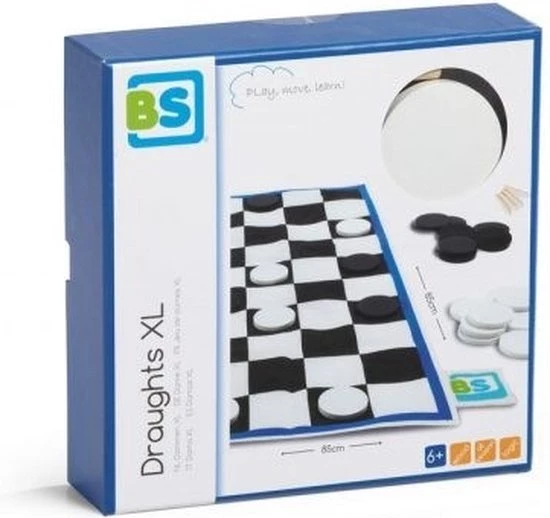 BS Toys Dammen - Hout 2 BS Toys Dammen - Hout - Afbeelding 2