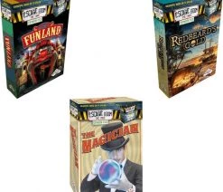Merkloos Escape Room Uitbreidingsbundel - 3 Stuks - Funland & The Magician & Redbeard's Gold