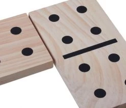 Relaxdays Domino Spel 28-delig - Groot - Houten Dominostenen - Set - Kinderen Volwassenen 13 Relaxdays Domino Spel 28-delig - Groot - Houten Dominostenen - Set - Kinderen Volwassenen -Vloerspellen Verkoop 550x528 1