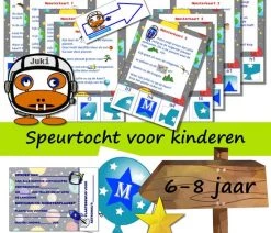 Speurfactory Speurtocht Voor Kinderen - De Ruimtemonsters En De Vallende Ster - 6 T/m 8 Jaar - Kinderfeestje - Speurtocht - Speurpakket