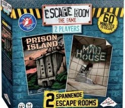 ESCAPE ROOM THE GAME - 2 PLAYER EDITIE - Prison Island/Mad House - IDENTITY GAMES - Winnaar 2019 Speelgoed Van Het Jaar