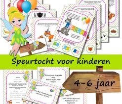 Speurfactory Speurtocht Voor Kinderen - Het Boselfje En Het Dierenfeest - 4 T/m 6 Jaar - Kinderfeestje - Speurtocht - Speurpakket