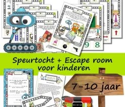 Speurfactory Escape Room + Speurtocht Voor Kinderen - Het Gevaarlijke Robo Virus - Kinderfeestje 7 T/m 10 Jaar Speurtocht Escape Room