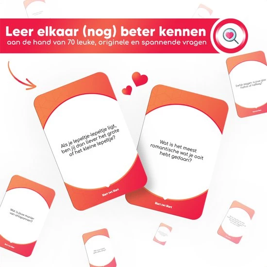 Hart Tot Hart Dating - 2-in-1 Date Spel - Leuke Gesprekskaarten Voor Een Date Night - Dating Vragenspel - Date Spel Vragen - Relatie Kaartspel - Relatiespel Volwassenen - Gespreksstarters - Dating Spel Voor Een Openhartig Gesprek 3 Hart Tot Hart Dating - 2-in-1 Date Spel - Leuke Gesprekskaarten Voor Een Date Night - Dating Vragenspel - Date Spel Vragen - Relatie Kaartspel - Relatiespel Volwassenen - Gespreksstarters - Dating Spel Voor Een Openhartig Gesprek - Afbeelding 3