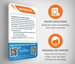 Stap1 Agile Fotospel - Associatiekaarten - 50 Foto's - Coachkaarten - Scrum - Kanban - Fotokaarten Voor Training, Workshop En Retrospective -Vloerspellen Verkoop 550x550 129