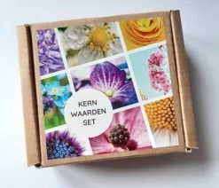 Liefsoppapier.nl Kernwaarden Set - Waarden Spel - Coachtool - Bloemen Associatiekaarten - Werkvorm | Liefs Op Papier