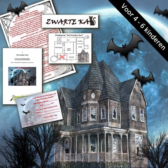 Speurfactory Escaperoom Voor Kinderen- Het Verlaten Huis - Kinderfeestje - Voor Maximaal 6 Kinderen - Breinbreker - 8 T/m 12 Jaar 1 Speurfactory Escaperoom Voor Kinderen- Het Verlaten Huis - Kinderfeestje - Voor Maximaal 6 Kinderen - Breinbreker - 8 T/m 12 Jaar