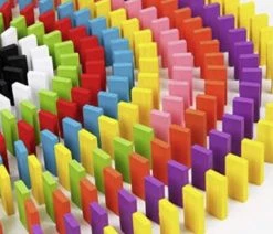 MIK Trading Houten Domino Stenen Voor Kinderen - 120 Stuks Set 5 MIK Trading Houten Domino Stenen Voor Kinderen - 120 Stuks Set -Vloerspellen Verkoop 550x550 2