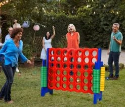 Meubelexpert- Giant Connect 4 Voor Kinderen En Volwassenen Met 42 Ronde Tokens, Ideaal Voor Binnen En Buiten -Vloerspellen Verkoop 550x550 38