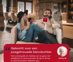 Vertellis Relatie Editie - Gespreksstarters - Relatiespel Voor Alle Liefdesrelaties, Ultiem Relatie Cadeau, Gesprekskaarten, Vragenspel Met Kaarten -Vloerspellen Verkoop 550x550 68