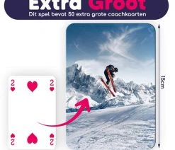 Hart Tot Hart 2-in-1 Coachkaarten En Kwaliteitenspel XL - Extra Grote Kaarten In A6 Formaat - Associatiekaarten En Complimentenspel - Coachingskaarten - Kwaliteiten Kaartspel - Gespreksstarter - Complimenten Kaartjes - Gesprekskaarten Voor Een Openhartig Gesprek -Vloerspellen Verkoop 550x550 94