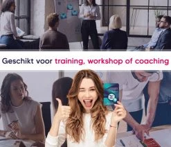 Hart Tot Hart 2-in-1 Coachkaarten En Kwaliteitenspel XL - Extra Grote Kaarten In A6 Formaat - Associatiekaarten En Complimentenspel - Coachingskaarten - Kwaliteiten Kaartspel - Gespreksstarter - Complimenten Kaartjes - Gesprekskaarten Voor Een Openhartig Gesprek -Vloerspellen Verkoop 550x550 99