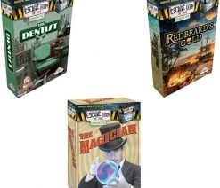 Merkloos Escape Room Uitbreidingsbundel - 3 Stuks - The Dentist & The Magician & Redbeard's Gold