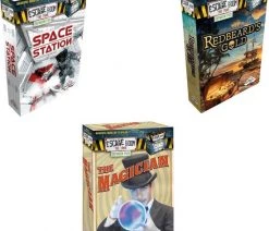Merkloos Escape Room Uitbreidingsbundel - 3 Stuks - Space Station & The Magician & Redbeard's Gold