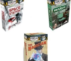 Merkloos Escape Room Uitbreidingsbundel - 3 Stuks - Space Station & The Dentist & The Magician