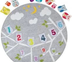 Janod Tapidoo Vloerkleedspel Vilt Uilen