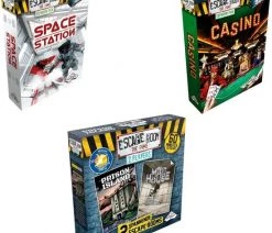Merkloos Escape Room Uitbreidingsbundel - 3 Stuks - Space Station & Casino & Mad House
