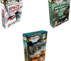 Merkloos Escape Room Uitbreidingsbundel - 3 Stuks - Space Station & The Dentist & Redbeard's Gold