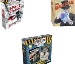 Merkloos Escape Room Uitbreidingsbundel - 3 Stuks - Space Station & Mad House & The Magician