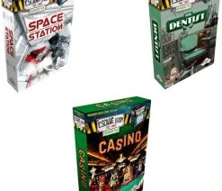 Merkloos Escape Room Uitbreidingsbundel - 3 Stuks - Space Station & The Dentist & Casino