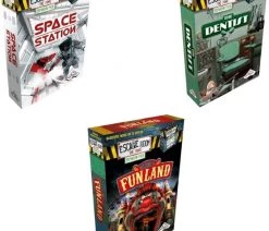 Merkloos Escape Room Uitbreidingsbundel - 3 Stuks - Space Station & The Dentist & Funland