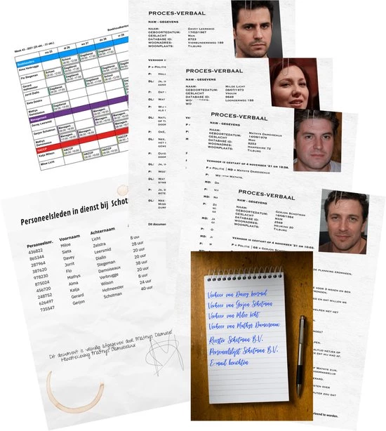 The Secret Case - Bedrijfsmoord - Escape Room Spel Voor Thuis 2 The Secret Case - Bedrijfsmoord - Escape Room Spel Voor Thuis - Afbeelding 2