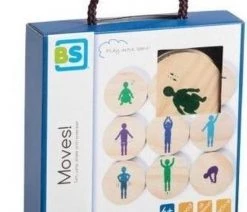BS Toys Moves! Denkspel - Actief Beweeg Spel Vanaf 6 Jaar - Houten Kaarten - Kinderspeelgoed -Vloerspellen Verkoop 550x615