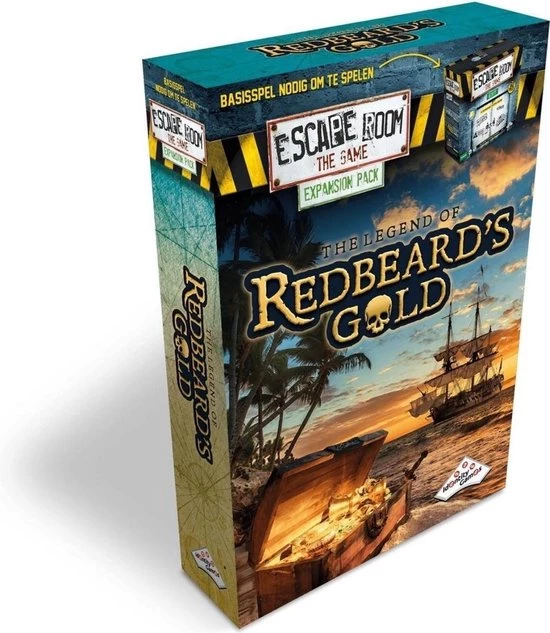 Merkloos Escape Room Uitbreidingsbundel - 3 Stuks - Space Station & Mad House & Redbeard's Gold 10 Merkloos Escape Room Uitbreidingsbundel - 3 Stuks - Space Station & Mad House & Redbeard's Gold - Afbeelding 10