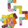 Merkloos Domino Spel - Zacht Foam - 28-delig - 13 X 6,5 X 1 Cm