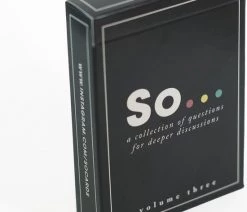 So Cards: A Collection Of Questions For Deeper Discussions (Volume Three) -Vloerspellen Verkoop 550x666