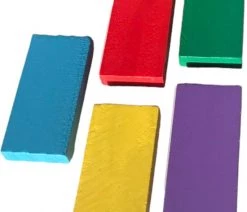 Jobber Toys Jobber - Domino - Grote Stenen - Houten Speelgoed - Mooie Kleuren - 100 -Vloerspellen Verkoop 550x670