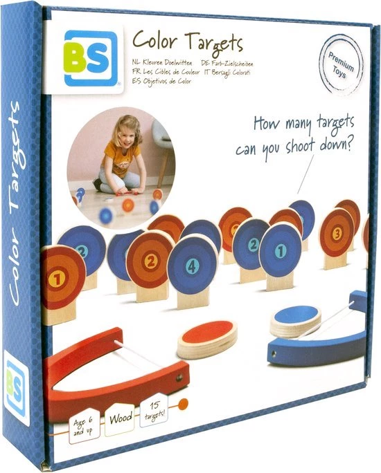 BS Toys Kleuren Doelwitten Spel - Speelgoed Vanaf 6 Jaar - Familiespel - 19 Delig Schietspel 6 BS Toys Kleuren Doelwitten Spel - Speelgoed Vanaf 6 Jaar - Familiespel - 19 Delig Schietspel - Afbeelding 6