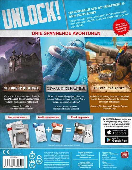 Space Cowboys Unlock! 2: Mysterieuze Avonturen - Escape Room Spel 5 Space Cowboys Unlock! 2: Mysterieuze Avonturen - Escape Room Spel - Afbeelding 5