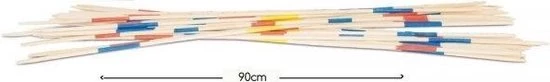 BS Mikado - Grote Stokken - Hout - Buitenspeelgoed - Familiespel 3 BS Mikado - Grote Stokken - Hout - Buitenspeelgoed - Familiespel - Afbeelding 3