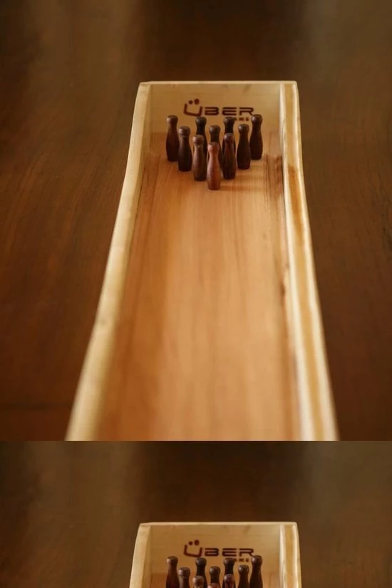 Ubergames Bowling Baan 114 Cm In Tas - Handmade India Top Kwaliteit Klasse En Geweldig 5 Ubergames Bowling Baan 114 Cm In Tas - Handmade India Top Kwaliteit Klasse En Geweldig - Afbeelding 5