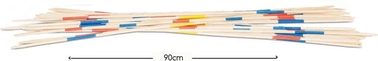 BS Mikado - Grote Stokken - Hout - Buitenspeelgoed - Familiespel 8 BS Mikado - Grote Stokken - Hout - Buitenspeelgoed - Familiespel - Afbeelding 8